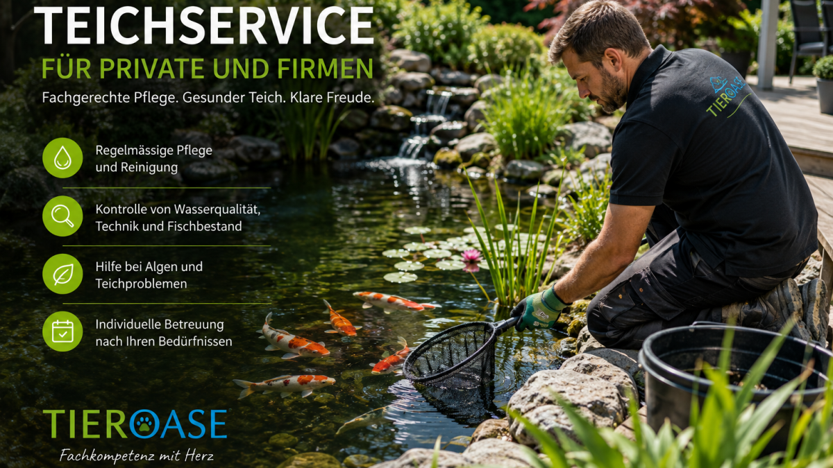 Professioneller Teichservice für Private und Firmen - WAiSCH