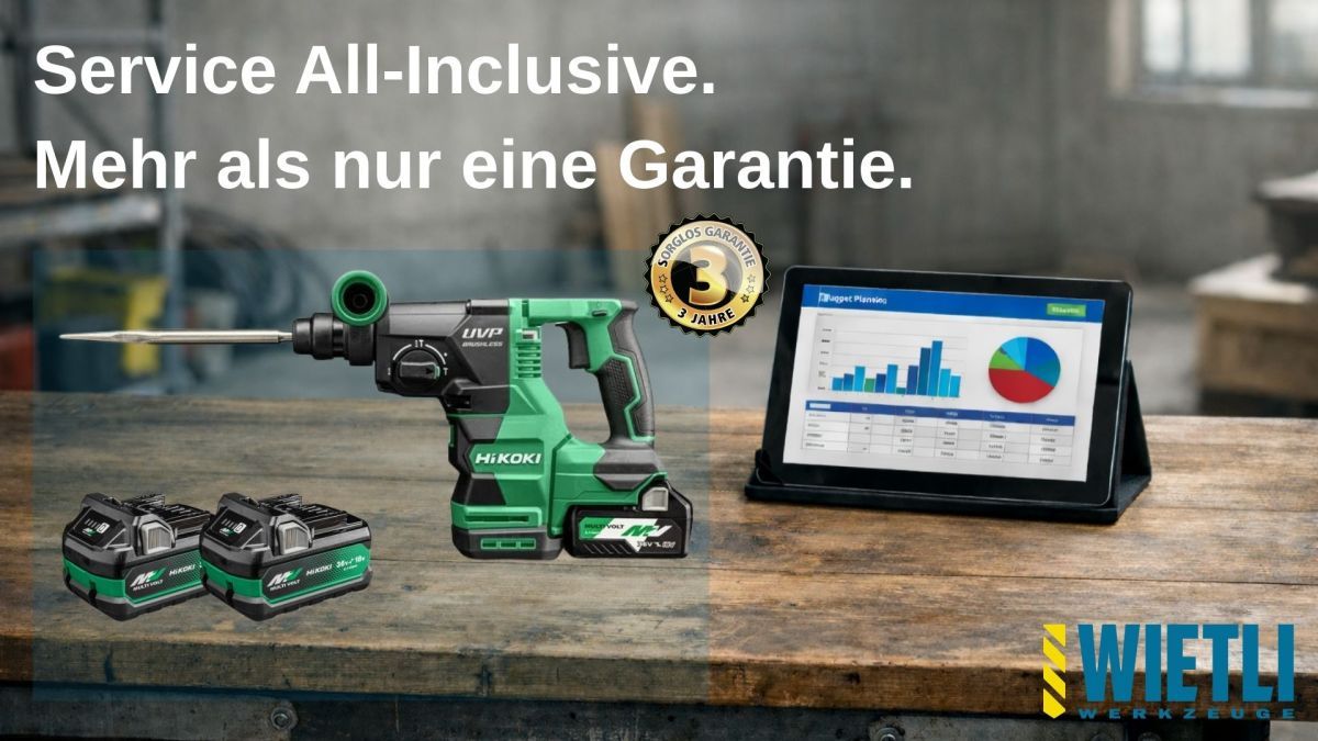 Planbare Gerätekosten mit HiKOKI - WAiSCH