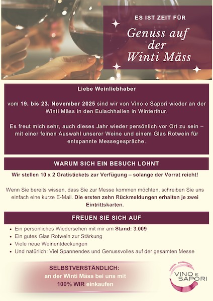 Flyer Winti-Mäss 2025